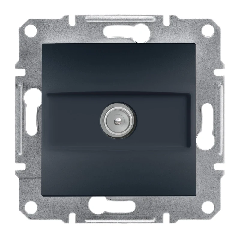 Schneider EPH3200171 Asfora TV IEC Male Ending Socket Anthracite
