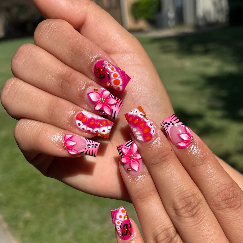 Künstlerische Florale Nagelkunstverlängerungen Karnz 1789713157