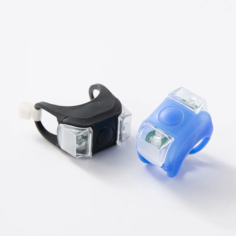 Silikon-Froschleuchte mit Doppel-LED für Fahrräder