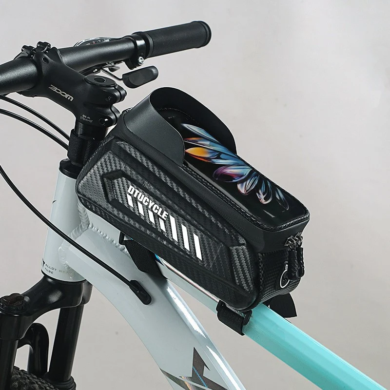 Fahrrad-Oberrohrtasche EVA, 1,5 L, wasserdicht