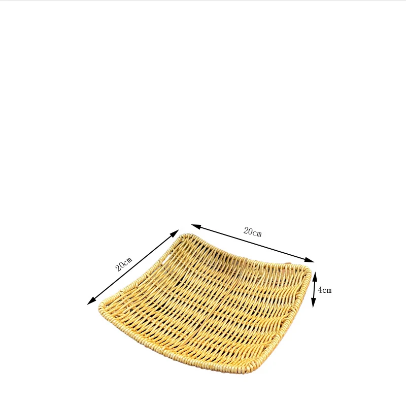 Handgefertigtes Geflochtenes Serviertablett Karnz