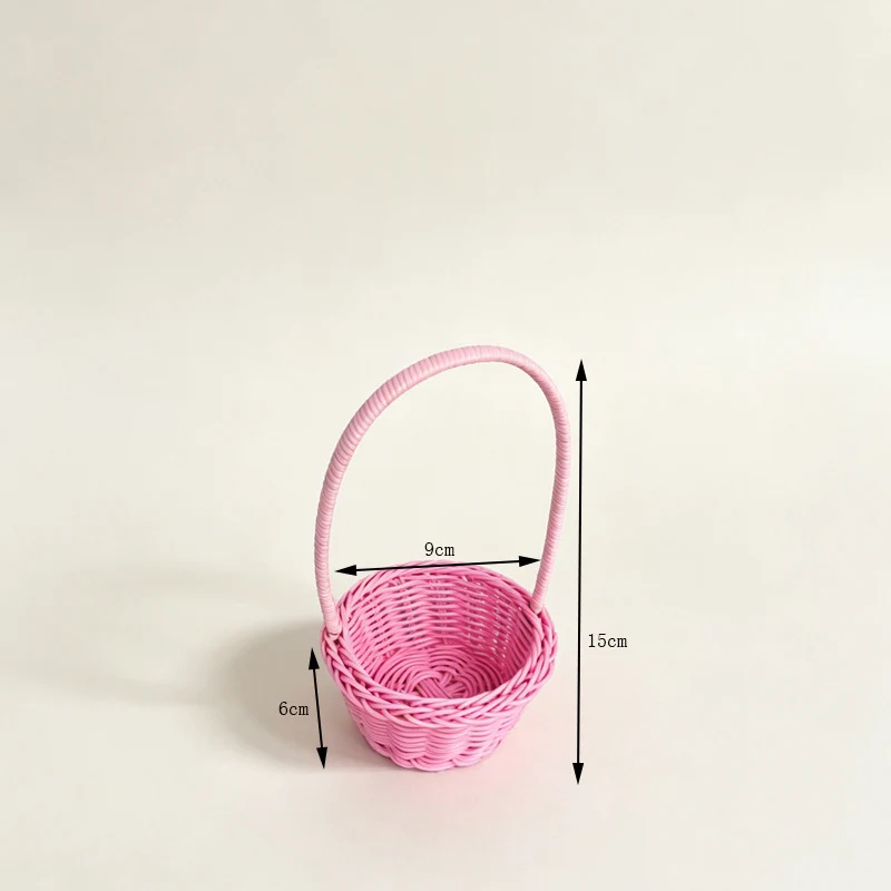 Dekorative Miniatur Geflochtene Korb Karnz