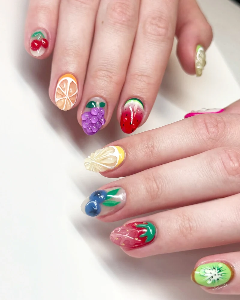 Frucht-Themen Nagelkunst Set Karnz