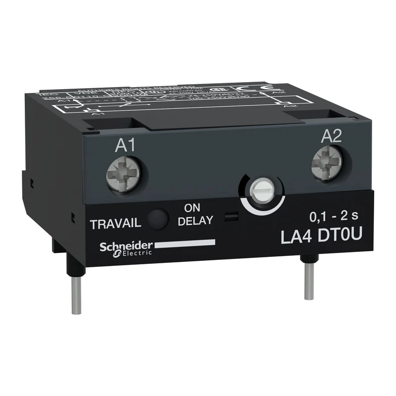 Schneider LA4DT0U Electronic Timer Module - Type on Delay 0.1...2s 24-250 V DC/A