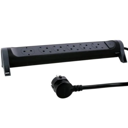 Legrand 694540 Rotating Multi-Outlet Extension 6-Socket 3m Cable