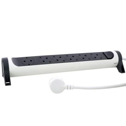 Legrand 694539 Rotating Multi-Outlet Extension 6-Socket 3m Cable