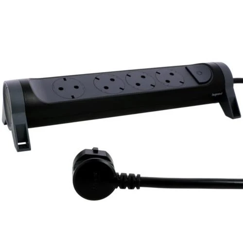 Legrand 694537 Rotating Multi-Outlet Extension 4-Socket 3m Cable