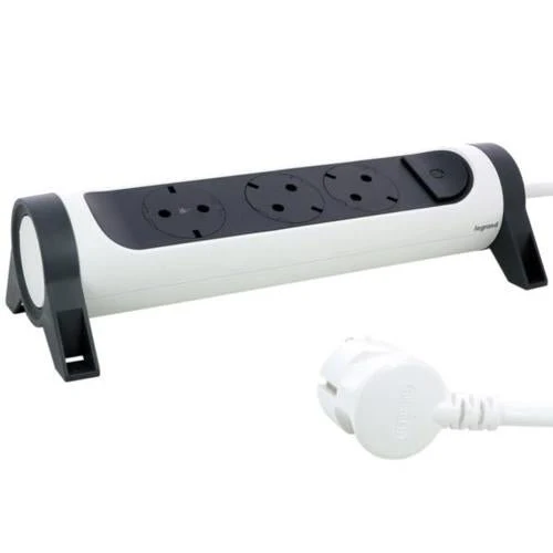 Legrand 694535 Rotating Multi-Outlet Extension 3-Socket 3m Cable