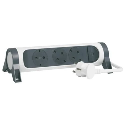 Legrand 694527 Rotating Multi-Outlet Extension 3-Socket 1.5m Cable