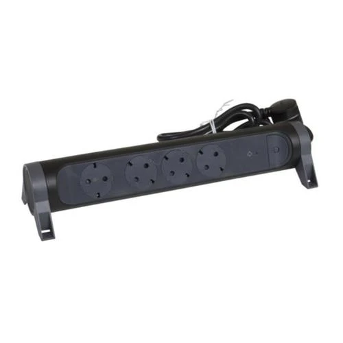 Legrand 694511 Rotating Multi-Outlet Extension 4-Socket Surge 1.5m