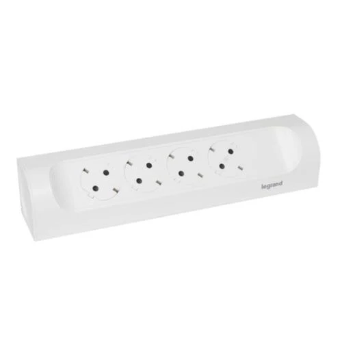 Legrand 694503 Angle multi-outlet extension sockets 4 outlets for kitchen White