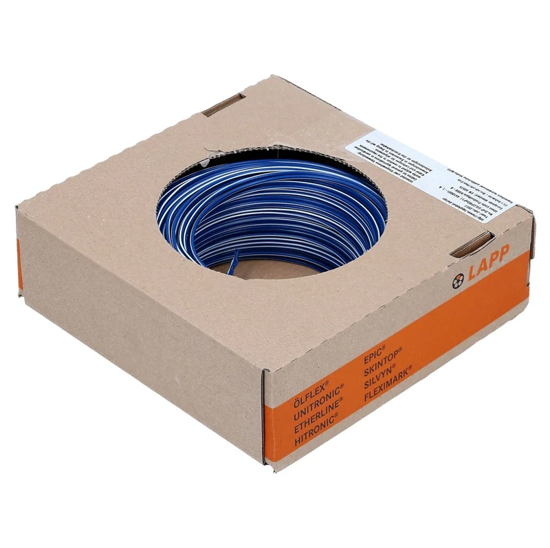 Lapp 4510921 H05V-K Flexible Cable 0.5mm² Dark Blue/White 100m