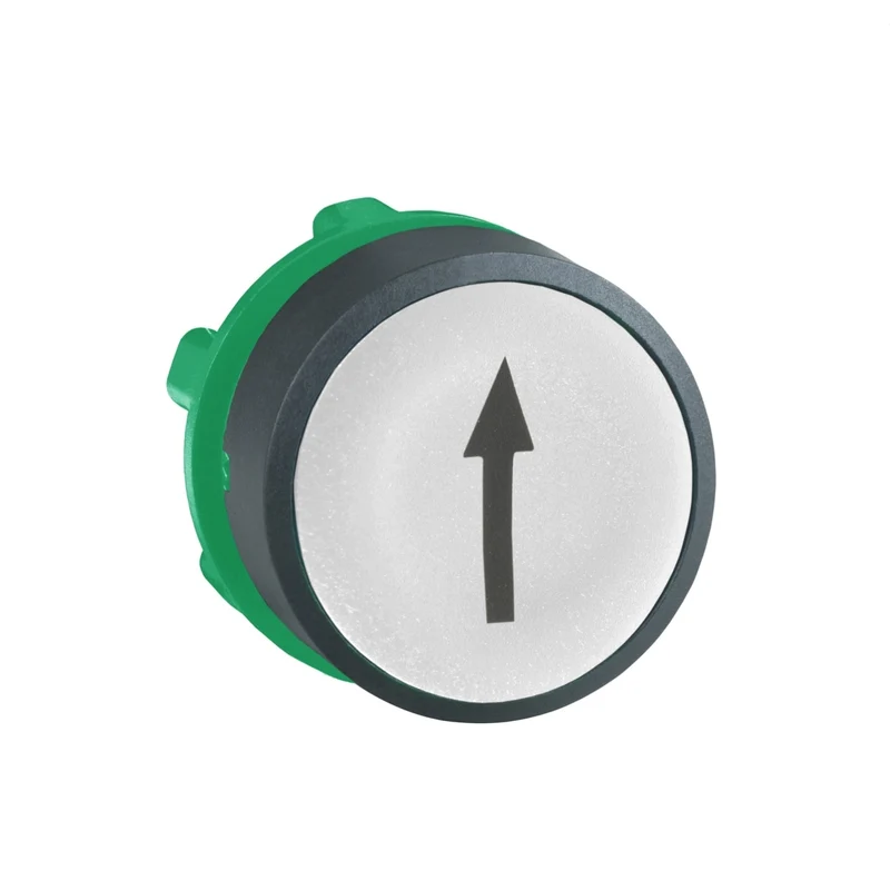Schneider ZB5AA334 Harmony XB5 White Flush Push-Button Head 22mm Arrow Up
