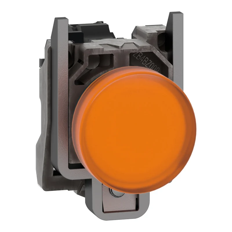 Schneider XB4BVB5 Harmony XB4 Orange Pilot Light 22mm Flat LED 24V