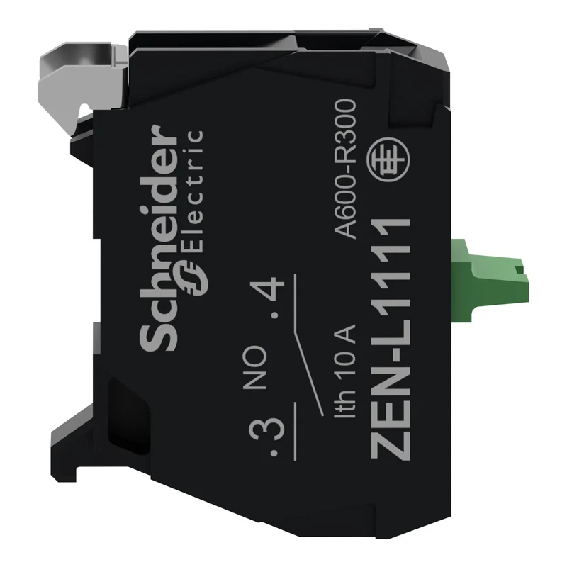 Schneider ZENL1111 Harmony XAL/XAPS Single Contact Block - 1NO, Screw Terminals