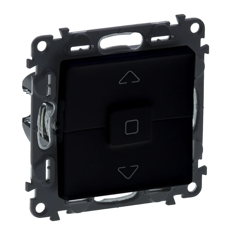 Legrand 756329 Valena Life Roller Blind Switch Matt Black