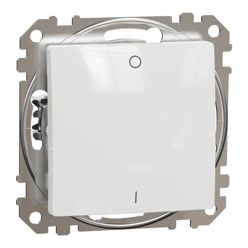 Schneider SDD111102 Sedna Two-Pole Switch 10AX 250V White