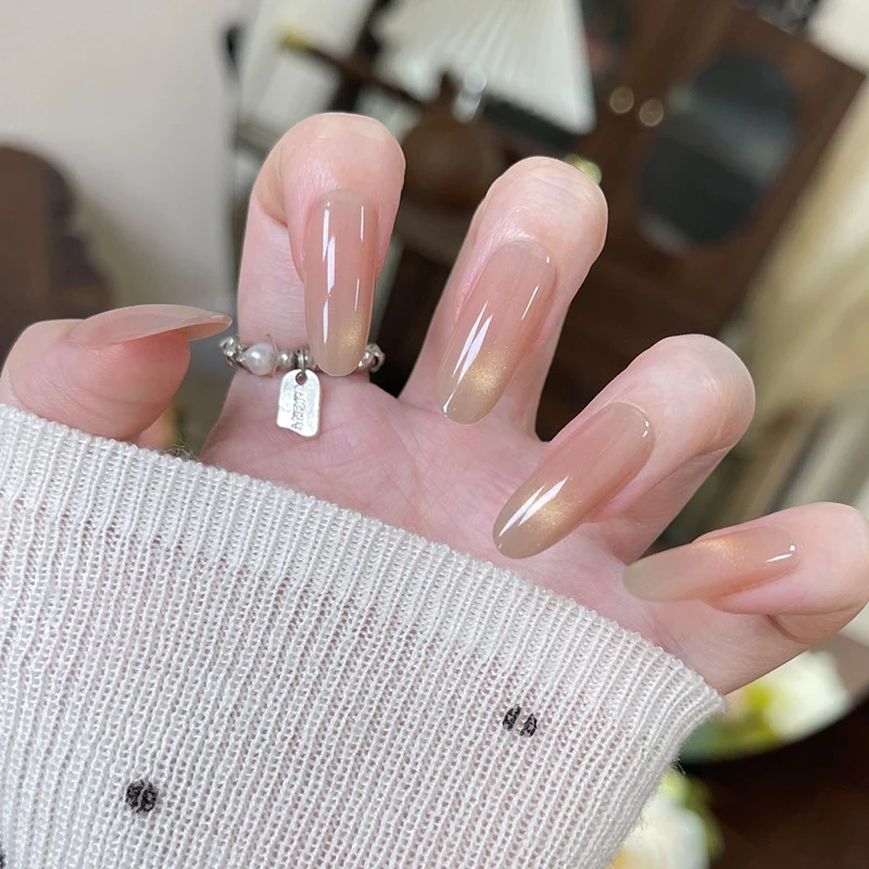 Elegante Langanhaltende Press-On Nagelverlängerungen Karnz