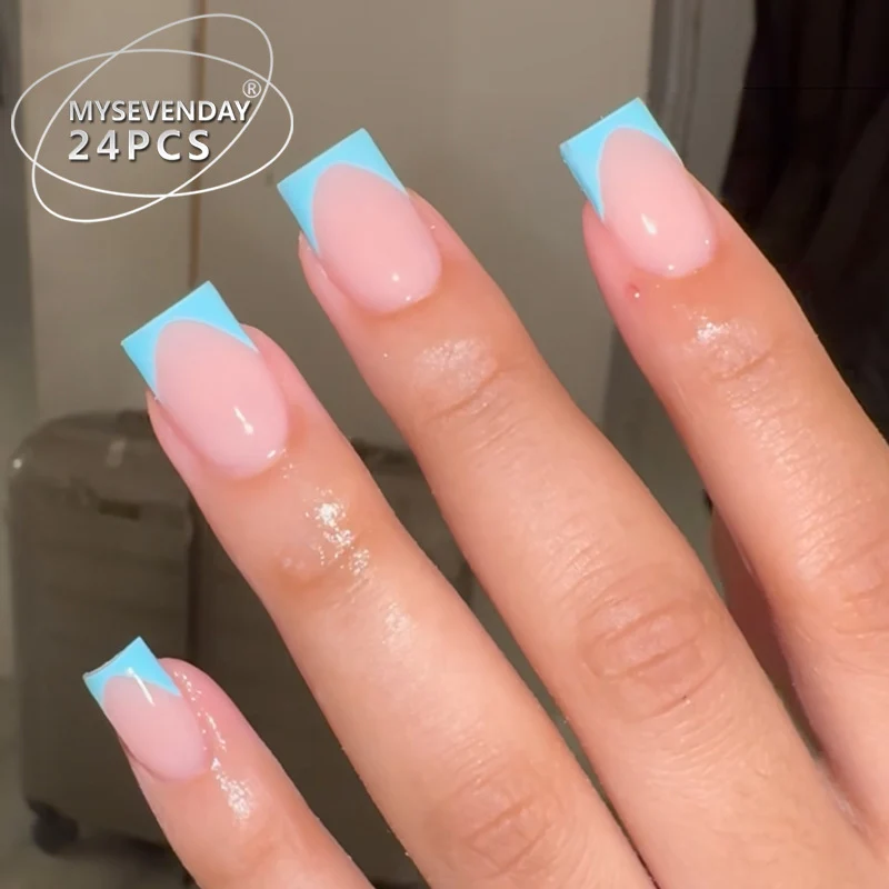 Stylisches Gradient Press-On Nagel Set Karnz