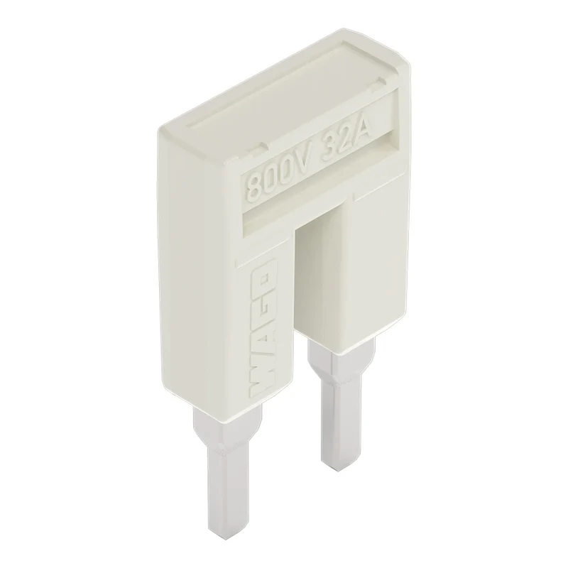 WAGO 2001-402 Push-In Jumper Bar 2-Way 18 A 800 V Light Gray Pack of 25