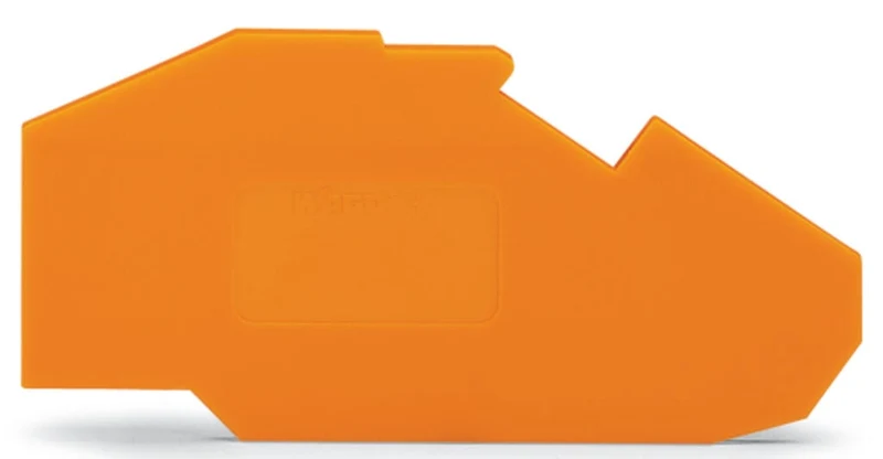 WAGO 782-317 End and Intermediate Plate 1.5mm Orange Set of 25