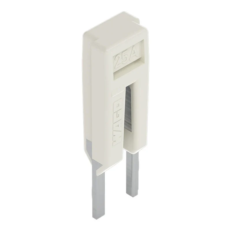 WAGO 2002-400 Continuous Jumper 2-Way 25 A 800 V Light Gray - Pack of 25