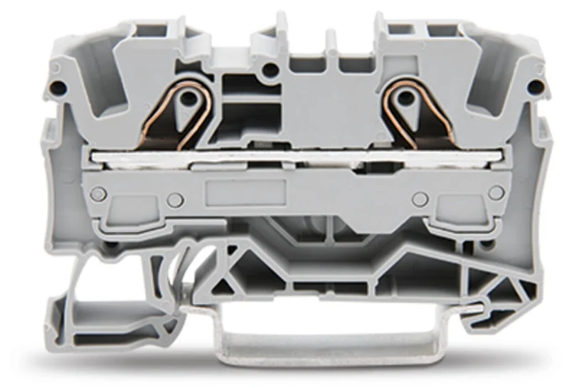WAGO 2006-1201 TOPJOB S 2-Conductor Through Terminal Block 6 mm² 41 A Gray