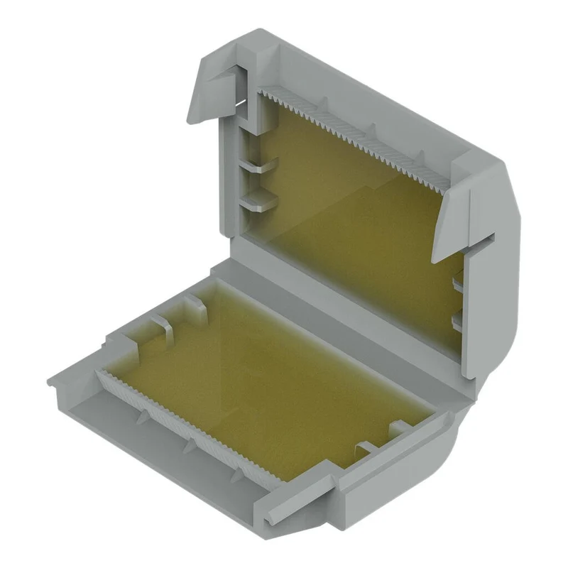WAGO 207-1332 Gelbox Branch 221/2x73 Series, 4 mm², Size 2, Gray, IPX8