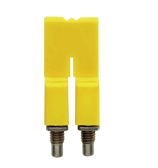 Weidmuller 1053660000 WQW 2,5/2 W-Series Terminal Cross-Connector 2P 32A, Yellow