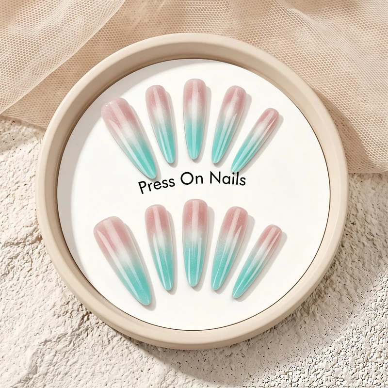 Gradient Press-On Nails Karnz
