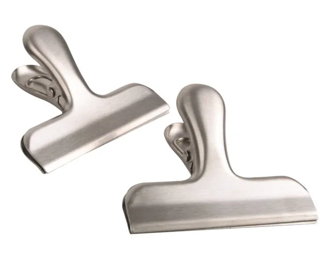 REDECKER Beutelverschlussklammern Inox 2 Stück 23 cm