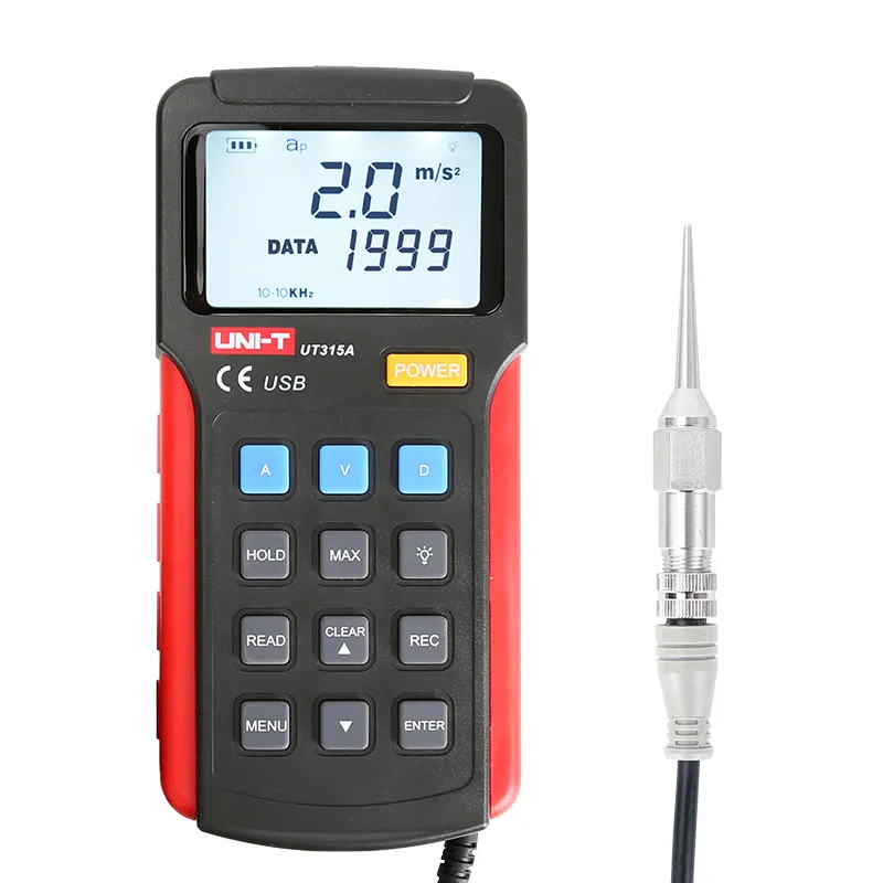 Uni-Trend Tragbares Vibrationsmessgerät für Motorvibrationserkennung UT315A