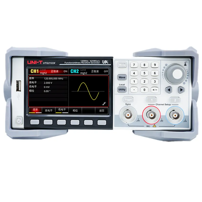 Uni-Trend Zweikanal-Arbiträrsignalgenerator 120MHz 16bit 1,25GSa/s UTG2122X