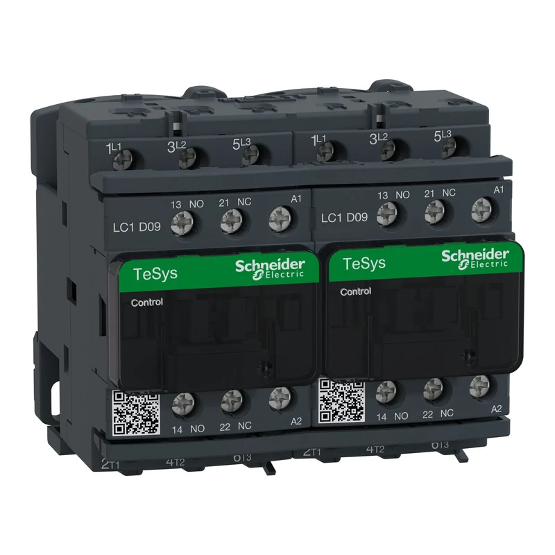 Schneider LC2D09P7 TeSys D Reversing Contactor 3P 9A 2.2kW 230V AC