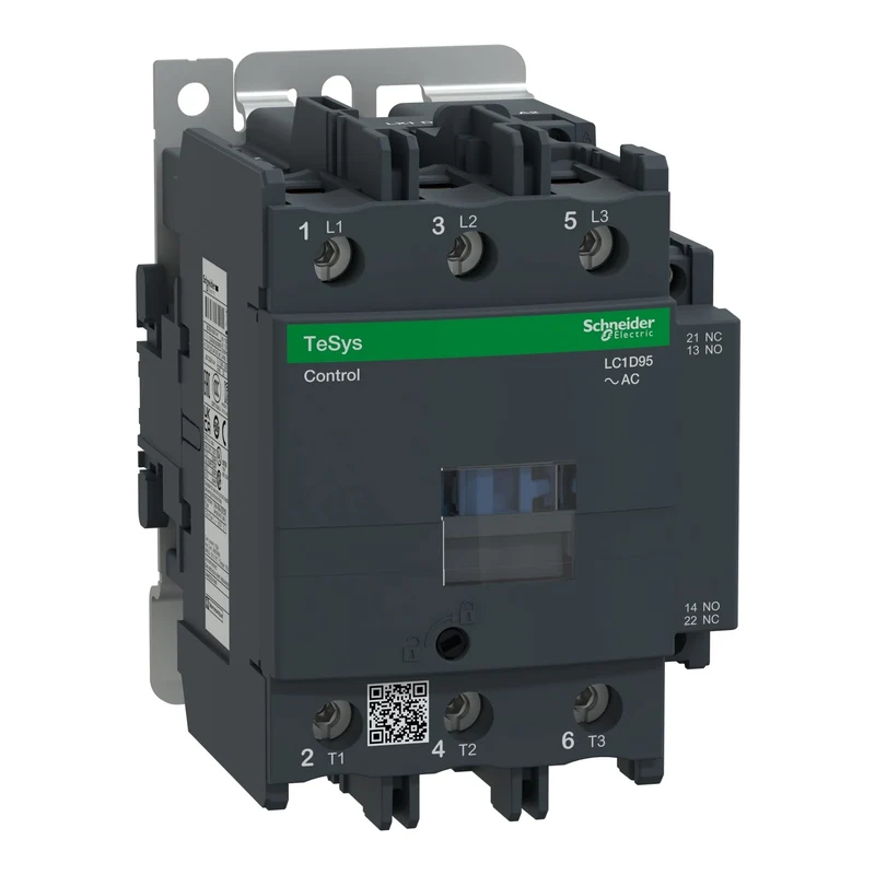 Schneider LC1D95B7 TeSys LC1D Contactor 3P 3NO 95A 25kW 24V AC Coil