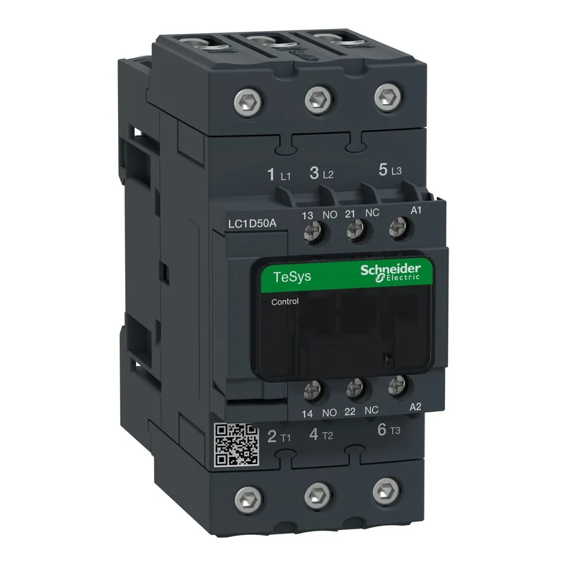 Schneider LC1D50AM7 TeSys Contactor 3P 50A 30kW 220V AC Coil
