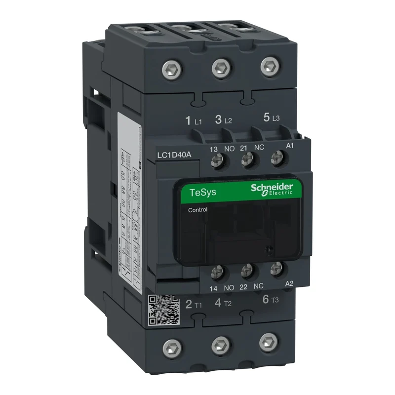 Schneider LC1D40AB7 TeSys D Contactor 3P 3NO 40A 18.5kW 24V AC Coil