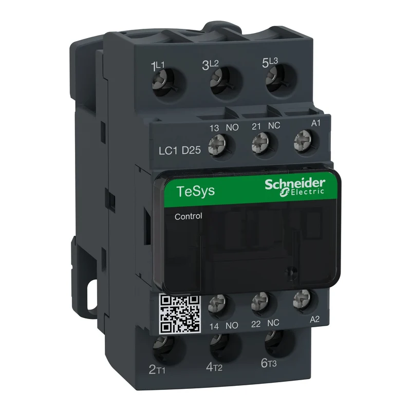 Schneider LC1D25M7 TeSys D Contactor 3P 25A 5.5kW 220V AC Coil