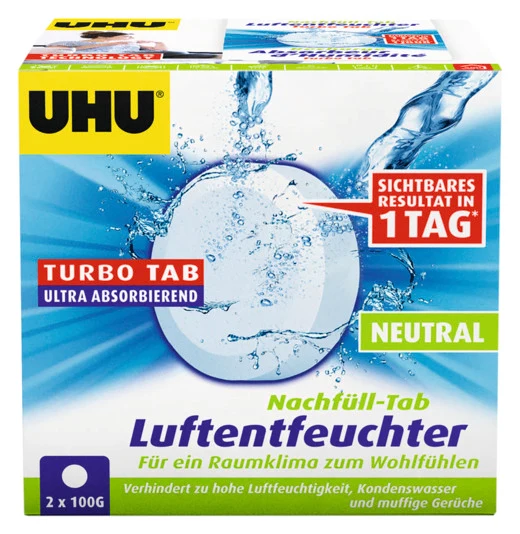 UHU Nachfülltabs zu Luftentfeuchter Neutral 2x100 g