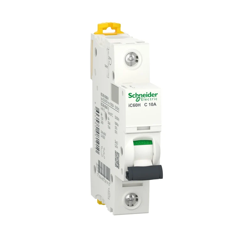 Schneider A9F84110 Acti9 iC60H MCB 1P C 10A 10kA