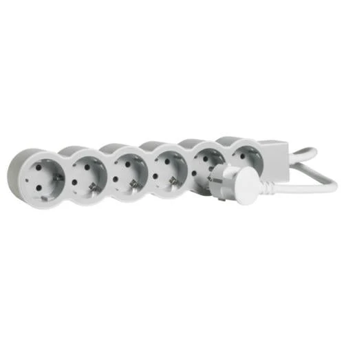 Legrand 694572 Multi-outlet 6 socket outlets cable 5m and 1.5mm² section