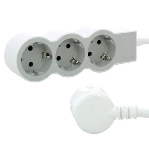 Legrand 694567 Multi-outlet 3 socket outlets cable 5m and 1.5mm² section