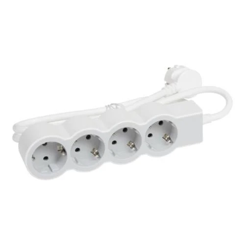 Legrand 694552 Multi-outlet 4 socket outlets cable 1.5m and 1.5mm² section