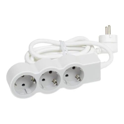 Legrand 694549 Multi-outlet 3 socket outlets cable 1.5m and 1.5mm² section
