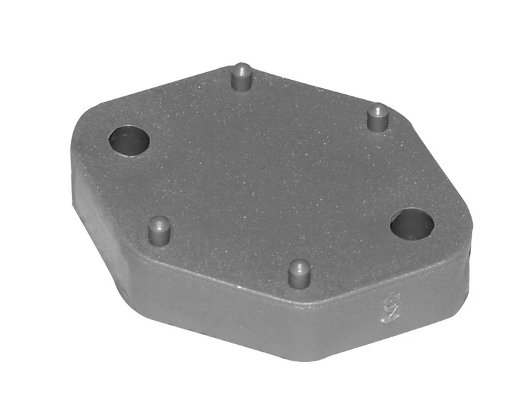 Distanzplatte, Höhe 10mm, grau