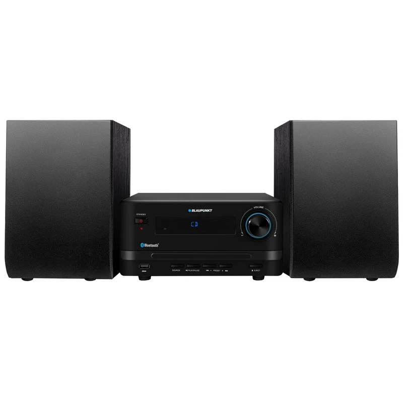 Blaupunkt Micro Tower, Leistung 45 W, FM-Radio, AUX-Anschluss und USB-Anschluss, Bluetooth, MS14BT