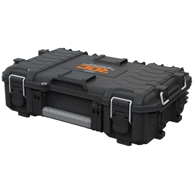 Werkzeugkoffer Keter ROC Pro Gear 2.0, Tragkraft 36 kg, Vorrichtung für Vorhängeschloss, Staub- und Wasserschutzdichtung, Organizer mit Deckel im Lieferumfang enthalten, zur Wandmontage geeignet, 256979