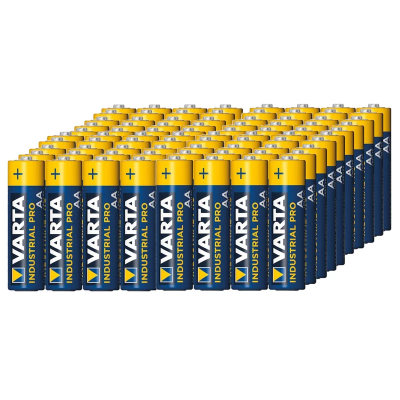 80x R-06 LR6 AA 1,5V Alkalibatterie Varta Industrial 4006
