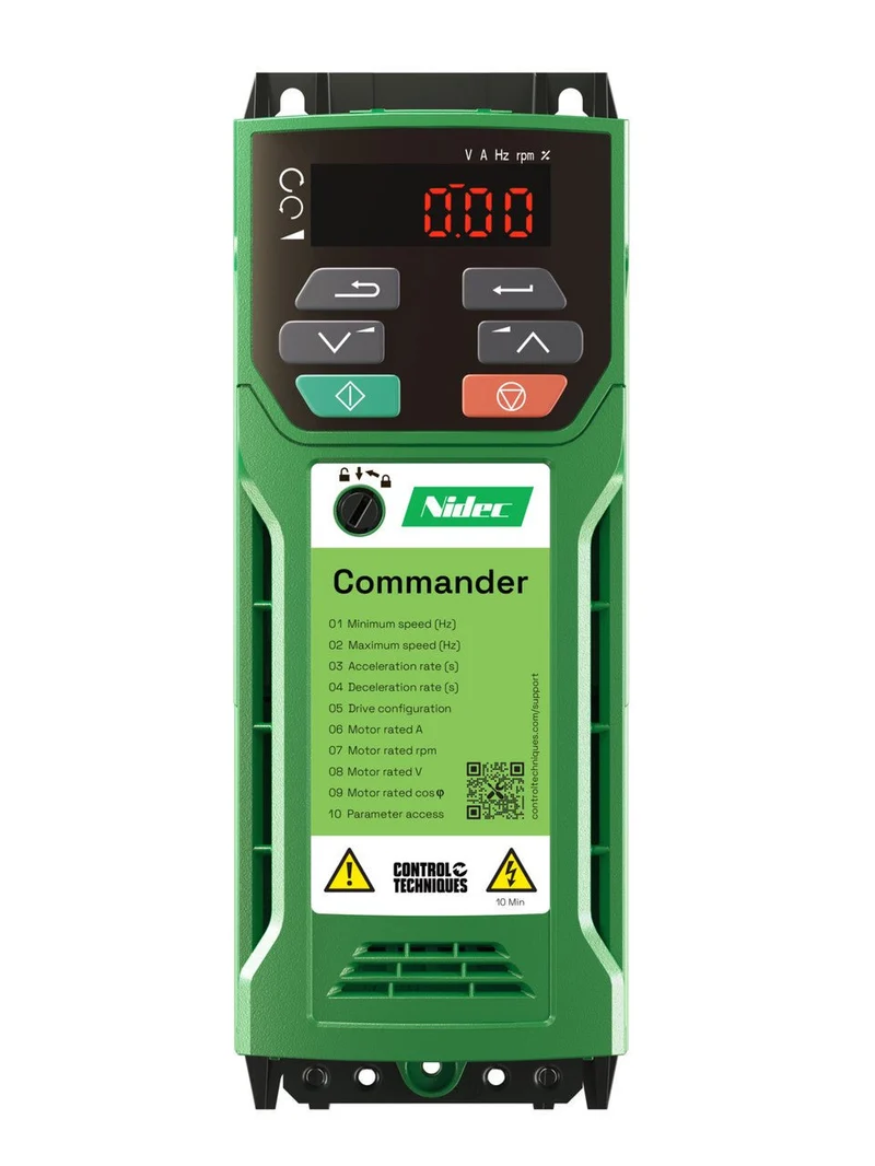 Nidec C200-02400018A10100AB100 Commander C200 VFD 0.55kW 3Ph 400V 1.8A