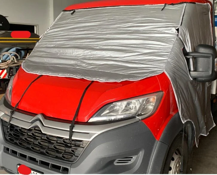 Lahti Winter Carbest Thermomatte Scheibenabdeckung aussen für FIAT Ducato / PEUGEOT Boxer / CITROEN Jumper/ RAM3500/ Toyota/ OPEL Movano